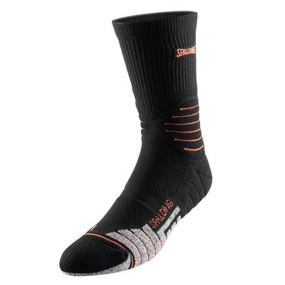 斯伯丁专业篮球袜男款禁区毛巾底长筒运动精英中筒青少年运动袜子