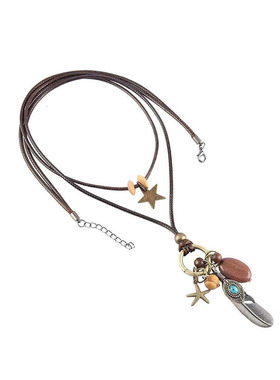 波西米亚川西流苏多巴胺项链