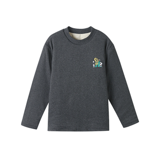 【三层加厚校服神器】一条过冬男童保暖衣夹棉大童加肥童装胖童装