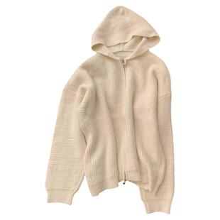 韩版设计感华夫格连帽开衫上衣女2026春季新款时尚百搭卫衣外套潮