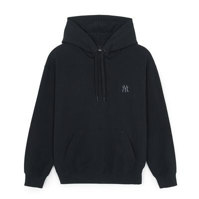 MLB官方纯色小标连帽卫衣