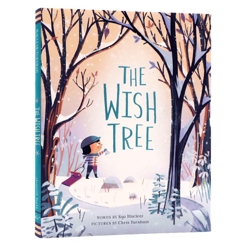 进口英文原版绘本The Wish Tree许愿树 0-3岁幼儿睡前冒险童话故事绘本 精装全彩大开本图画书 Chris Turnham插画Kyo Maclear作品