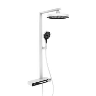 帝王洁具恒温花洒淋浴套装增压喷头淋浴器三出水置物台免费安装