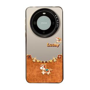 百福小马适用oppofindx9手机壳findx8Ultra高级感7pro新款6马年本命年5巨好看4卡通创意3新年OPPO防摔套s十+