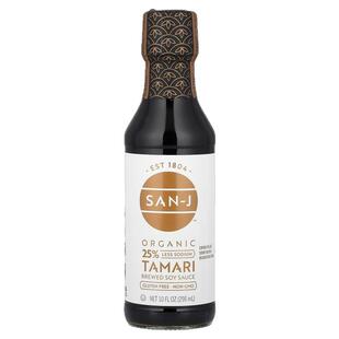 San-J有机大豆酱油低钠酱油零添加日式酿造提鲜菜肴纯正鲜香