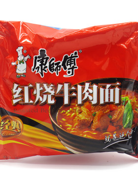 川渝版红烧牛肉面方便面袋装泡面