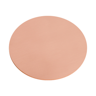 t2紫铜板圆片实心圆形垫片薄板纯铜导电散热连接红铜激光打孔加工