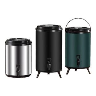奶茶桶不锈钢大容量豆浆桶冷热双层保温茶水桶奶茶店保温桶商用
