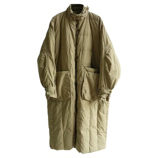 沉香布衣草堂 几见 白鸭绒羽绒服保暖长款外套WT4908无活