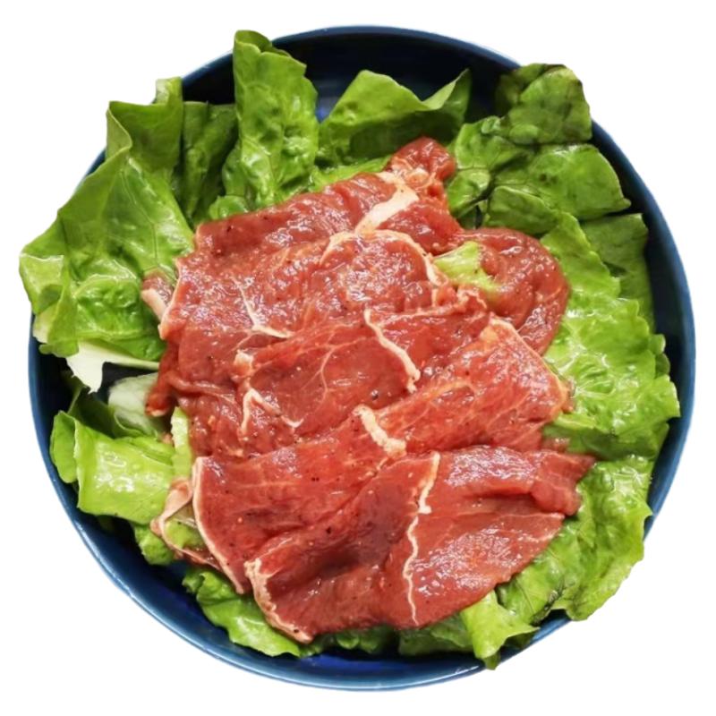 子友火锅店整箱麻辣牛肉片商用半成品食材烧烤新鲜腌制码味快捷菜