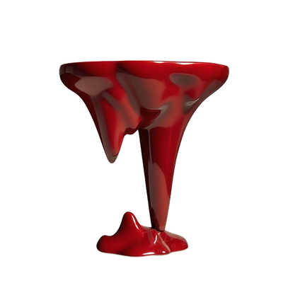 山镜像边几设计师简约小茶几沙发咖啡桌客厅用创意床头阳台角几