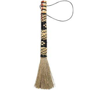 艺之初手编芒草窗台卫生神器长柄窗户槽沟缝隙清洁工具凹槽小刷子