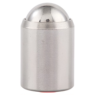 压入式球头柱塞碰珠弹簧柱塞不锈钢无台阶定位弹珠光身波珠螺丝