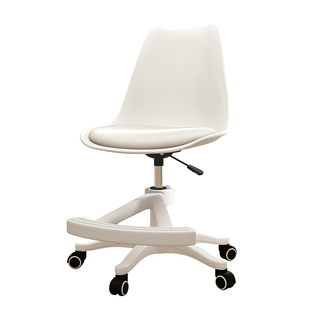 电脑椅学生宿舍学习书桌椅可旋转升降家用卧室化妆椅简约透明凳子