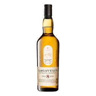 Lagavulin乐加维林8年700ml 苏格兰艾莱岛单一麦芽威士忌进口洋酒