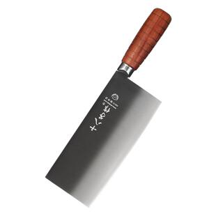 阳江十八子作菜刀家用厨师专用饭酒店商用桑刀切片切肉刀具正品