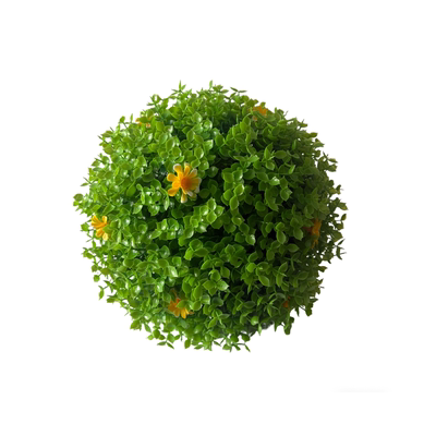 枫雅别致仿真绿植球地面装饰摆件小雏菊商场美陈橱窗装饰品