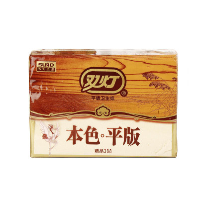 双灯本色平板卫生纸精品388加厚
