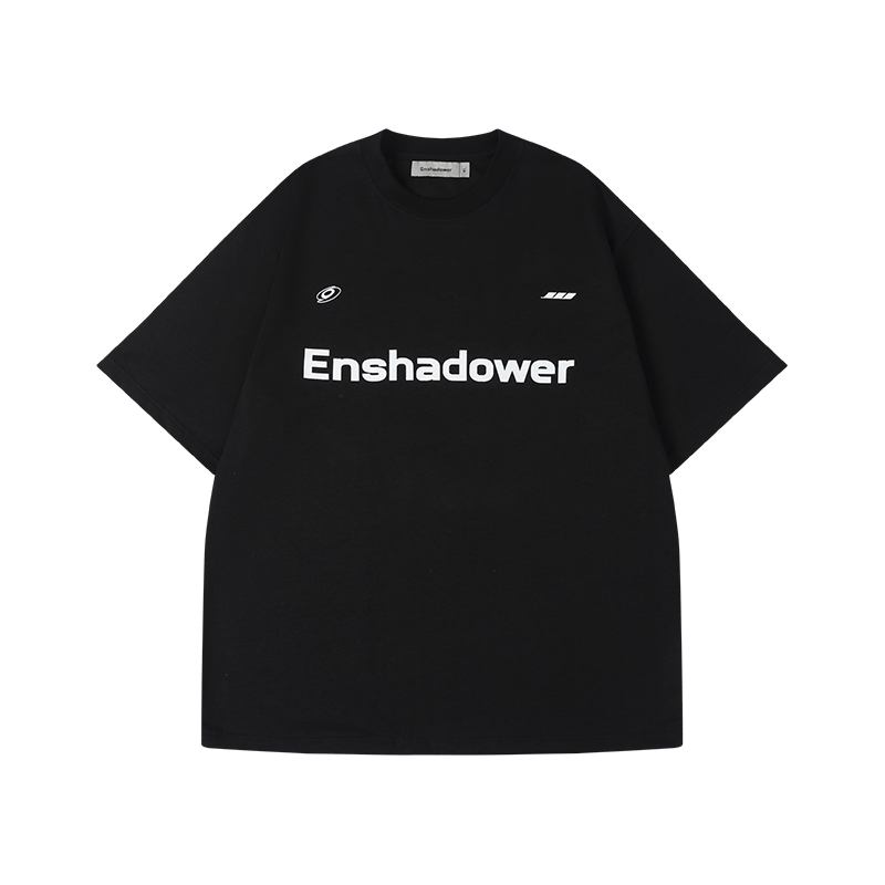 ENshadower隱蔽者純棉短袖T恤男夏季寬松百搭logo印花男士半袖潮