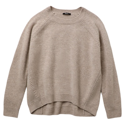 TANG TOWN自制 高级时髦格调 羊绒羊毛柔韧挺括针织羊绒衫 毛衣