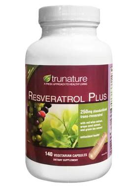 TruNature白藜芦醇葡萄籽140粒