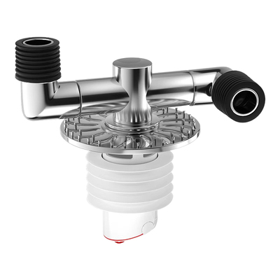 防臭防溢水四通分流分水器接头