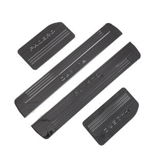 三菱帕杰罗v93v97改装门槛条v73v87迎宾踏板不锈钢装饰内饰配件