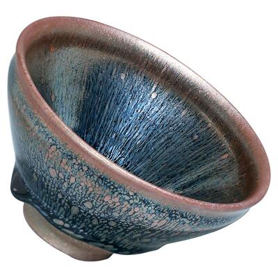 廖成义建盏原矿铁胎高端主人杯