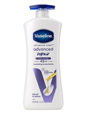 Vaseline/凡士林可可身体乳725ml甜香易吸收滋润肤女男止痒大容量
