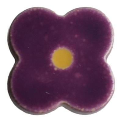 紫花黄蕊树脂纽扣9mm11mm