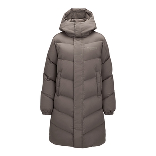 Skechers斯凯奇长款过膝防风羽绒服冬女新款外套 L425W018/05QR