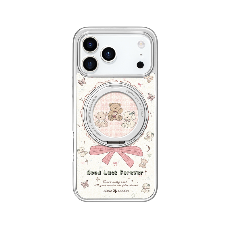 布偶心事适用iPhone17Promax手机壳新款苹果16Pro磁吸带支架保护套支点ip15可爱高级感air好看13pm全包网红14