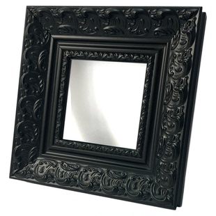 金泰凡画框黑色法式复古实木干花相框油画拼图外框空框装裱画定制