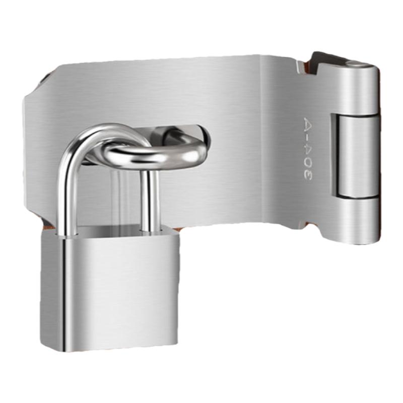 304不锈钢门扣门栓搭扣门锁插销锁牌扣老式木门明装防盗扣锁扣