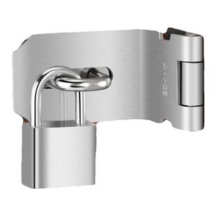 304不锈钢门扣门栓搭扣门锁插销锁牌扣老式木门明装防盗扣锁扣