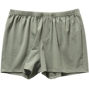 Monucc阿罗裤居家短裤睡裤加肥加大厚款精梳棉男士内裤宽松平角裤