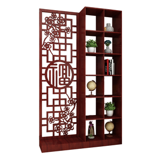 入户进门玄关柜隔断柜屏风镂空客厅装饰酒柜简约现代小户型新中式