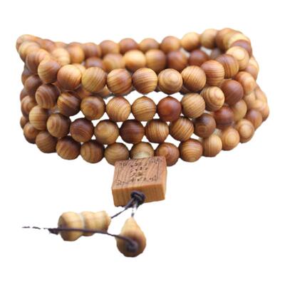 陵固思天然实木崖柏手串