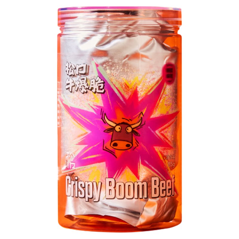 【品牌自营】松口牛爆脆糖醋麻辣牛脆脆牛薄脆糖醋牛肉脆牛肉脆片