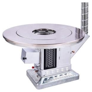 新型柴火气化炉铸铁内胆两用取暖炉农村烤火炉家用炉子加厚汽化炉