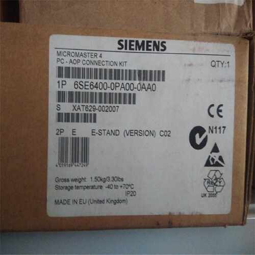 议价MICROMASTER440变频器连接器PC至AOP连接组件 6SE6400-0PA00-