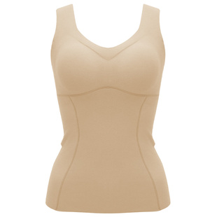 带胸垫保暖背心女款2025新款秋冬内衣贴身打底衫上衣加厚修身内搭