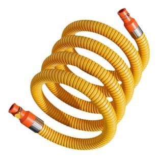 煤气管软管新国标金属防爆天然气专用热水器不锈钢燃气波纹管子