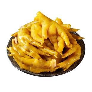 盐焗土鸡爪卤味泡鸡爪独立包装零食香酥卤凤爪休闲解馋耐啃鸡爪子