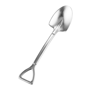 铁锹勺子 304不锈钢创意吃西瓜神器餐厅甜品雪糕吃饭勺工兵铲小勺