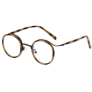 故事里的中国胡歌同款眼镜民国风圆框近视架防蓝光眼镜框男女同款