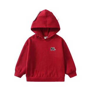 【年服系列】植木童装儿童卫衣2026秋冬新款中大童加厚上衣男女童