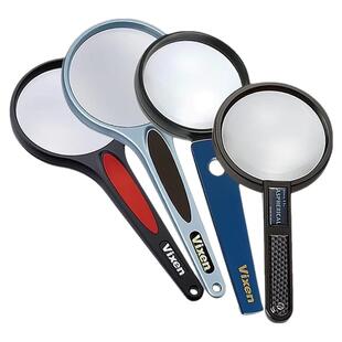 VIXEN日本进口放大镜高清正品老人阅读看书鉴定电子维修专用手持