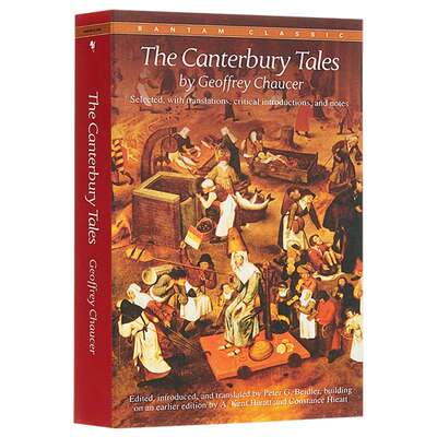 坎特伯雷故事 英文原版小说 The Canterbury Tales 乔叟 Chaucer Geoffrey 韵事体故事集 经典文学 英文版进口原版英语书籍