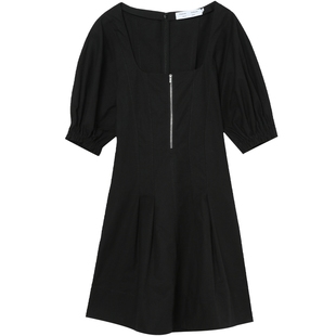 IT Proenza Schouler女装泡泡袖连衣裙新品时尚大气方领裙装2230X